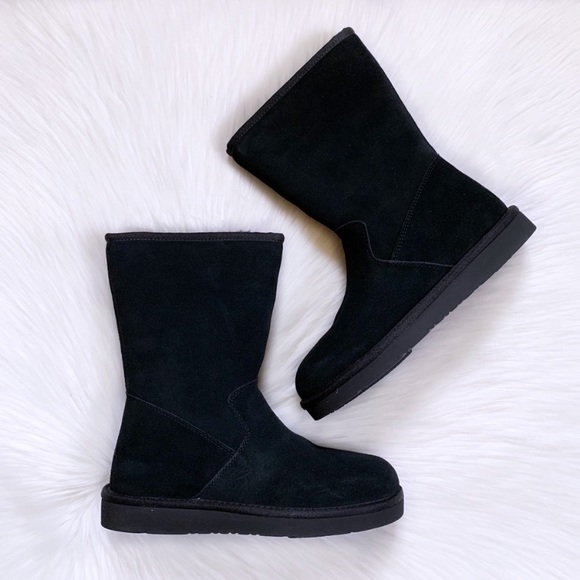 UGG Celvin Black Suede Boots - Picture 2 of 9